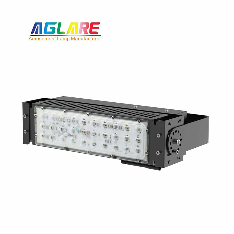 LED彩色投光灯 带？50W变色RGB泛光灯