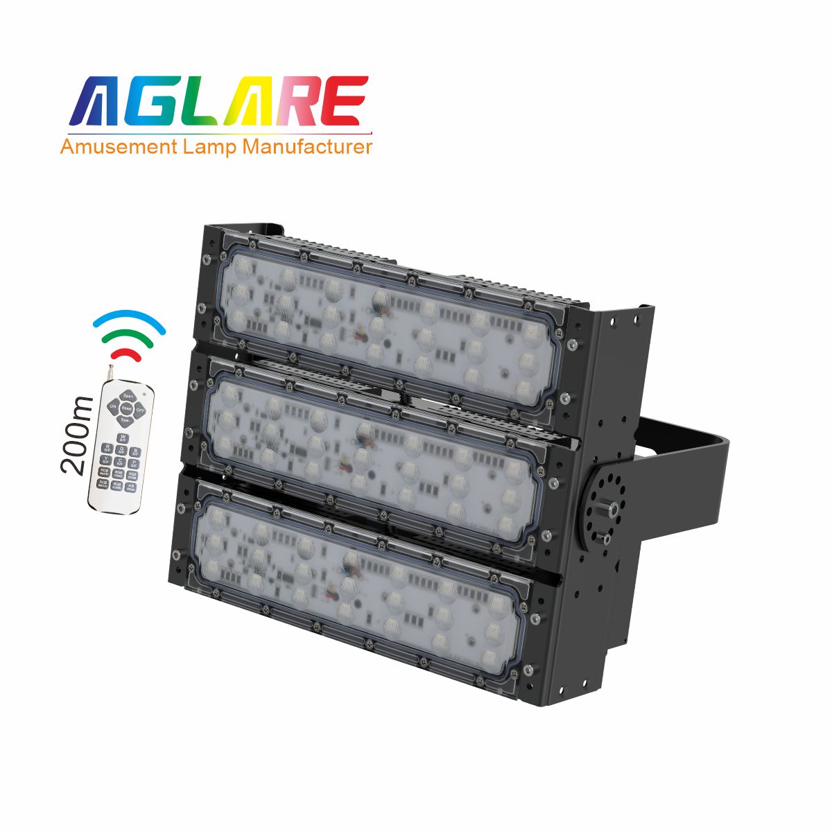 150W LED彩色泛光灯投光灯,变色户表射灯带？仄