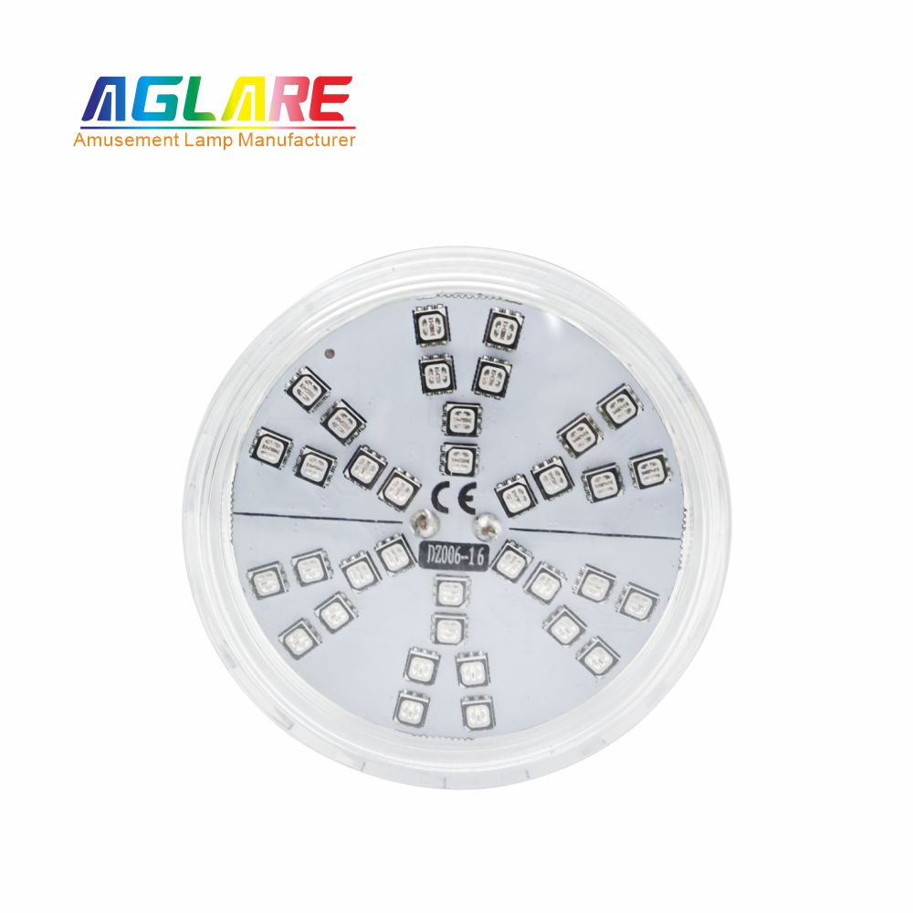 60mm RGB LED游乐场灯1-16自动法式旋转成效- AC24V， 42led