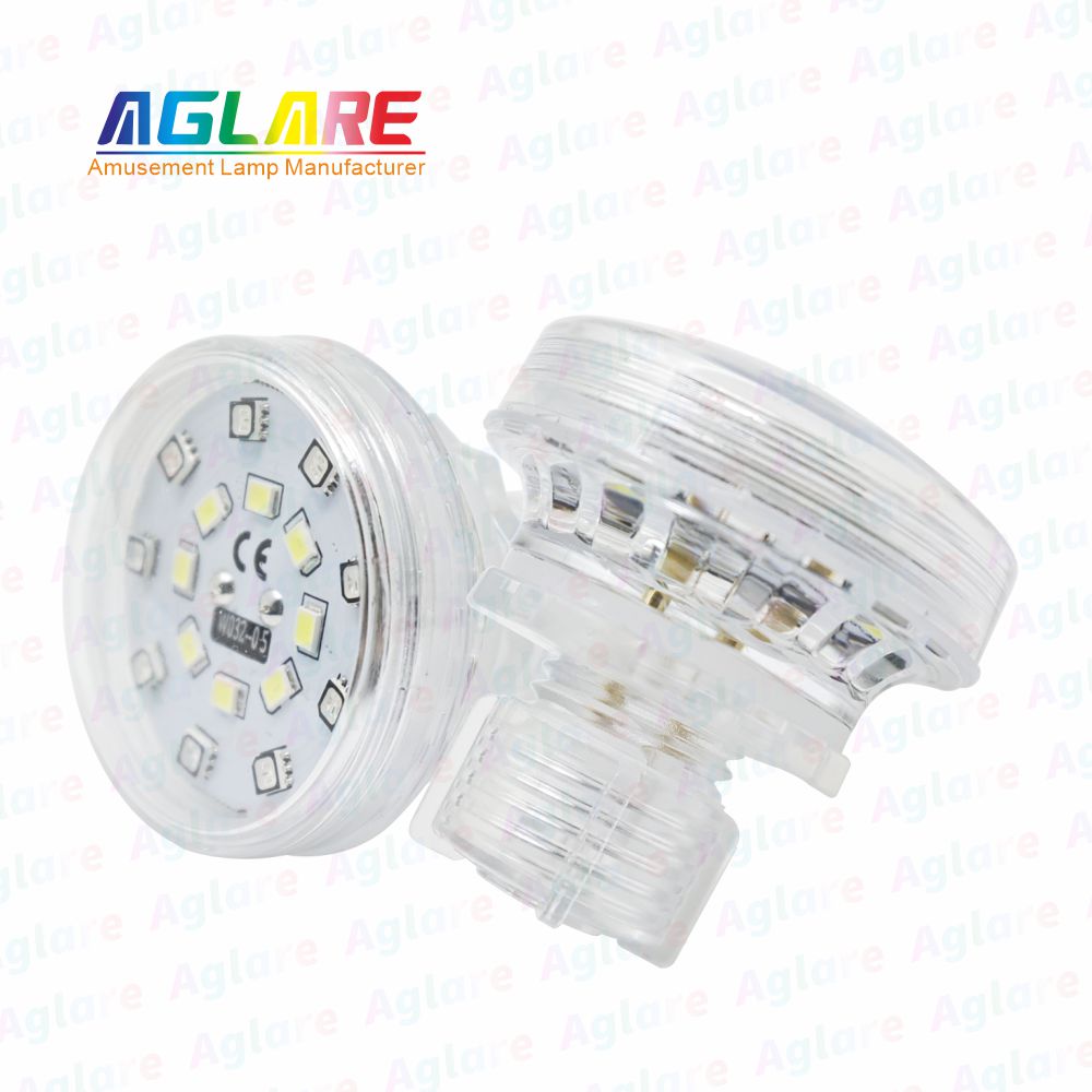 DW002法式1-16，AC24V 38mm RGB+W LED灯用于游乐设施