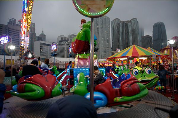 2018贝斯特照明的娱乐灯用在香港中环佳年华展示